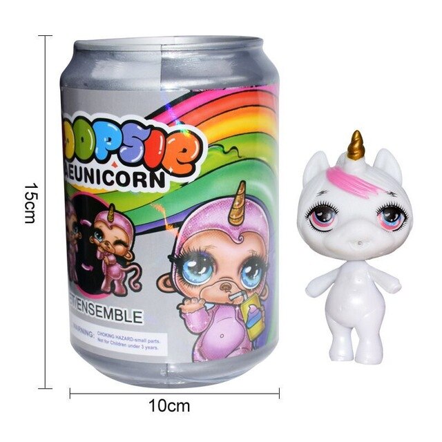キャラクターグッズ Poopsie slime surprise unicorn Poopsie Unicorn Surprise Sparkly Glitter Doll: Rainbow
